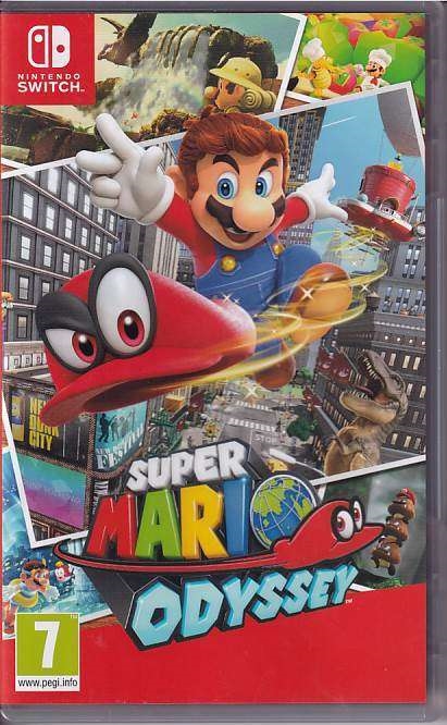 Super Mario Odyssey - Nintendo Switch spil (B Grade) (Genbrug)